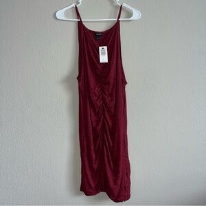 torrid NWT New Burgundy Ribbed High Neck Tank Top